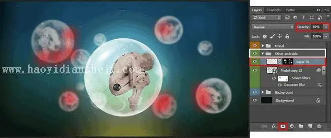 场景合成，用ps制作一个美轮美奂的科幻场景_www.haoyidiansheji.com