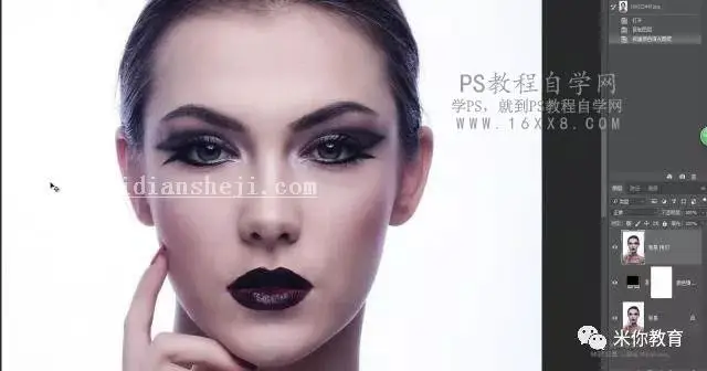 人像合成，合成花卉人脸效果教程_www.haoyidiansheji.com