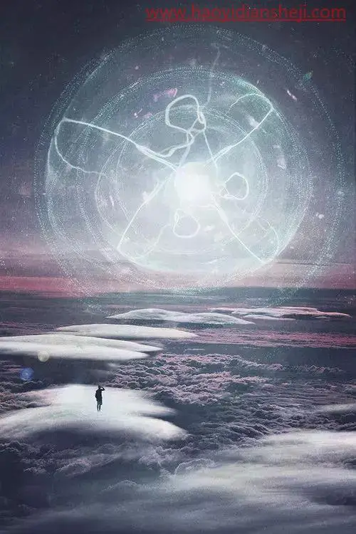 超现实合成，制作一张科幻感十足的云端特效照片_www.haoyidiansheji.com
