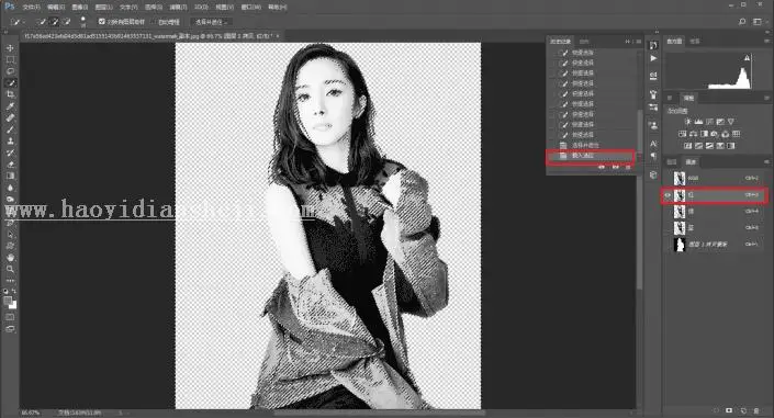 海报设计，亲手给大幂幂做一副波尔卡圆点效果海报_www.haoyidiansheji.com
