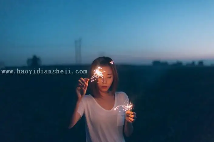 夜景调色，夜景人像调出蓝色调效果_www.haoyidiansheji.com