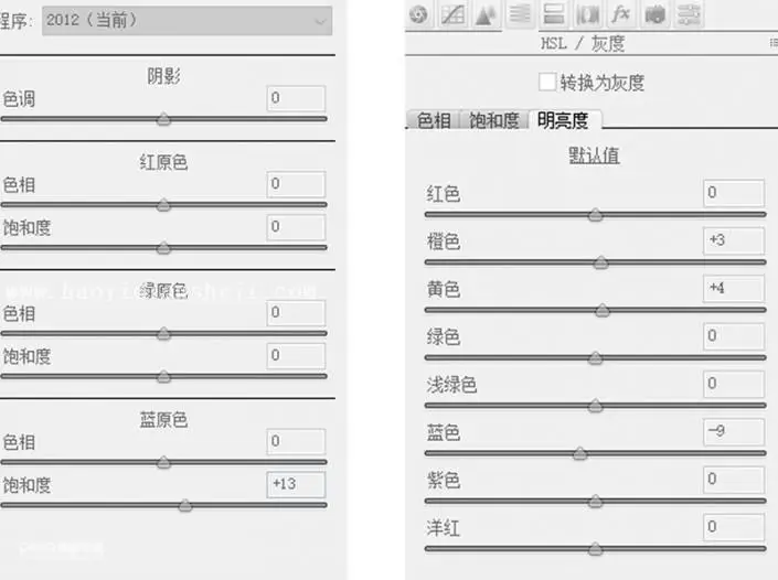 LR调色教程，通过LR把黑背景下拍的古风人像调出梦幻的感觉_www.haoyidiansheji.com