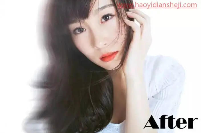 滤镜制图，通过ps中的滤镜制作炫酷的人物头像_www.haoyidiansheji.com