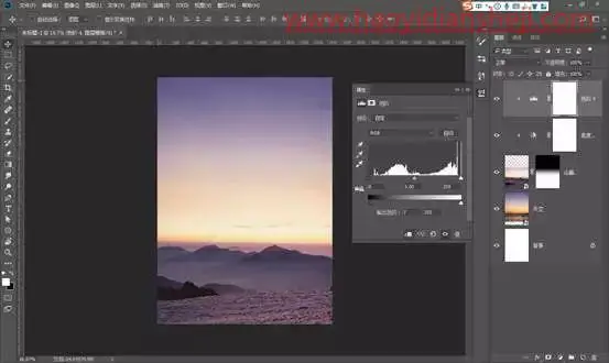 梦幻合成，通过PS制作一张告白气球与蒲公英的约定的超现实场景_www.haoyidiansheji.com