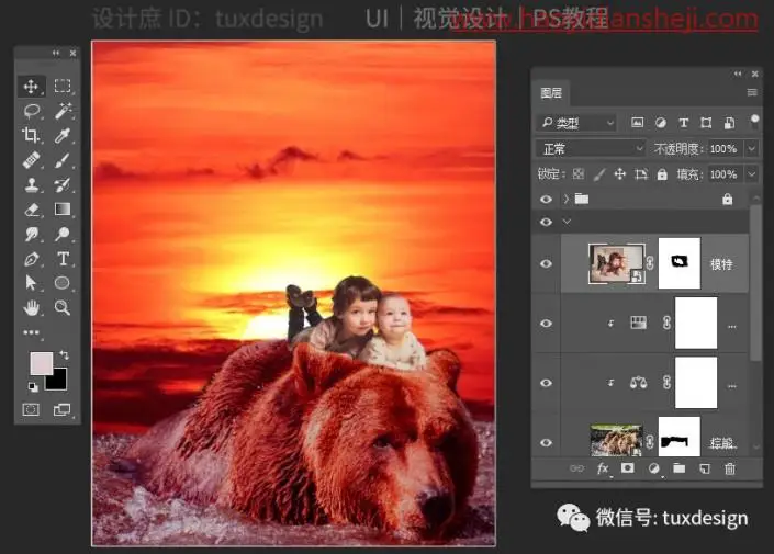 奇幻场景，通过PS中的图层蒙版合成一副海上漂流记场景_www.haoyidiansheji.com