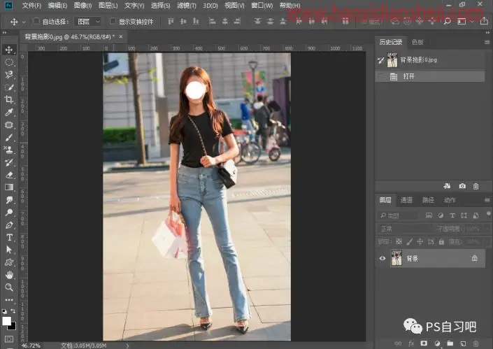 动感效果，制作人物背景动感效果_www.haoyidiansheji.com