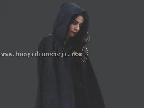 女巫场景，合成恐怖的暗黑女巫场景_www.haoyidiansheji.com