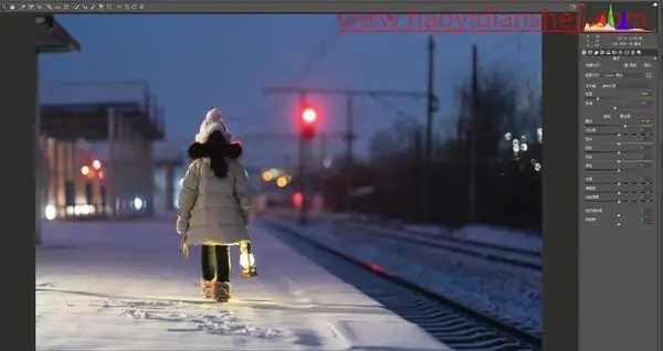 电影色，教你拍出并修出雪天电影感照片_www.haoyidiansheji.com