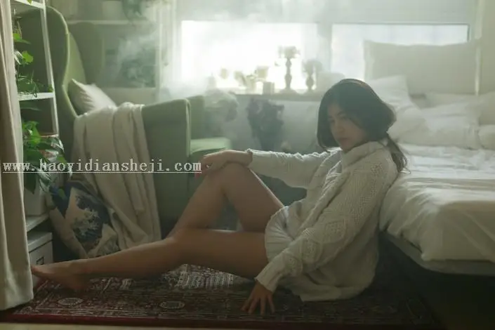 室内人像，用LR调出美女私房照朦胧唯美效果_www.haoyidiansheji.com