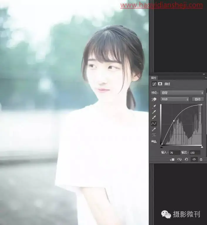 小清新，修出夏日感小清新的人像照片_www.haoyidiansheji.com