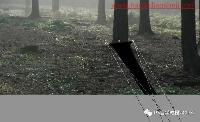 奇幻合成，合成鹿角中的神秘水世界_www.haoyidiansheji.com