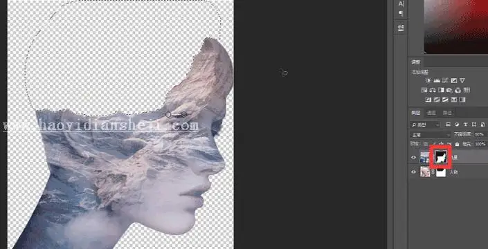多重曝光，用PS制作文艺创意的人物多重曝光_www.haoyidiansheji.com