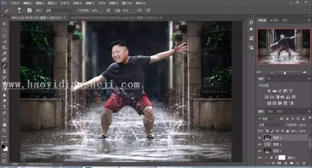 换脸教程，常见PS恶搞换头术教程_www.haoyidiansheji.com