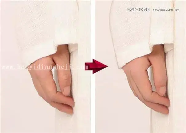 工笔画，通过PS给人物制作工笔画效果照片_www.haoyidiansheji.com