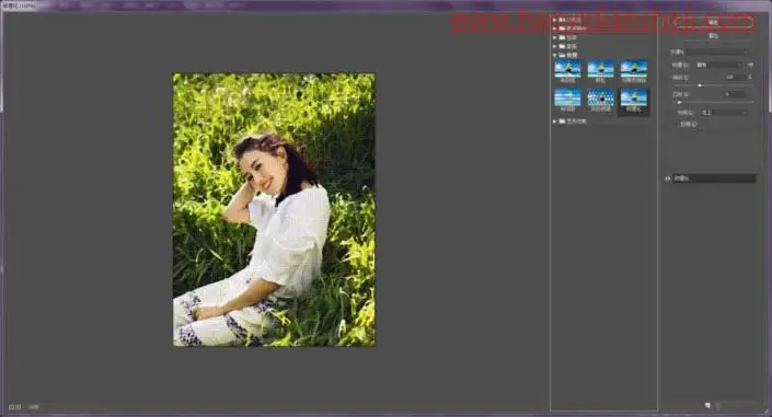 油画效果，用PS不同滤镜制作彩色油画效果_www.haoyidiansheji.com