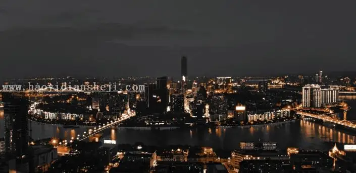 夜景调色，快速调出城市夜景的暗金色调_www.haoyidiansheji.com