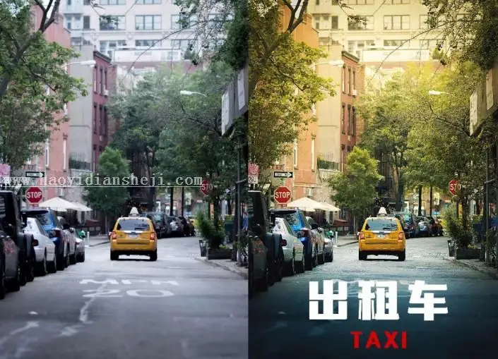 电影色，教你调出电影封面色调教程_www.haoyidiansheji.com