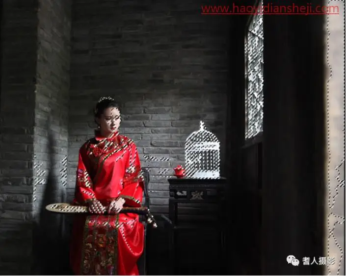 冰冻效果，制作美丽的冰雕效果白天鹅_www.haoyidiansheji.com