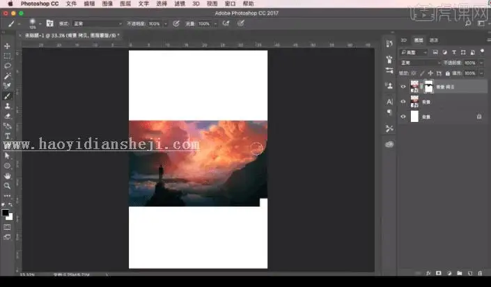 海报设计，用PS中的3D功能合成一幅比较有视觉冲击创意海报_www.haoyidiansheji.com