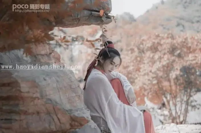 古风照片，通过PS打造古典武侠中国风侠女风照片_www.haoyidiansheji.com