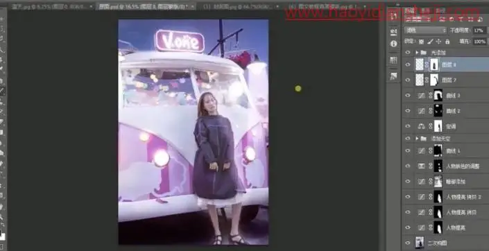 人像后期，给前期灰暗的照片进行后期精修_www.haoyidiansheji.com