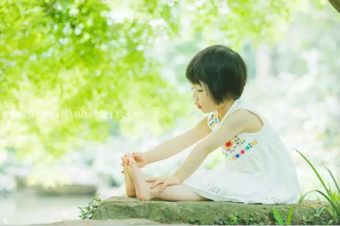 小清新，通过PS调出干净清新的儿童照片_www.haoyidiansheji.com