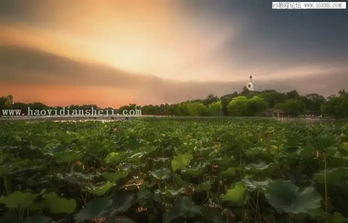 全景拼图，风景照片全景接片教程_www.haoyidiansheji.com