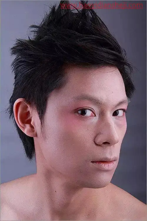 头发颜色，通过PS给人物制作一款潮流发型_www.haoyidiansheji.com