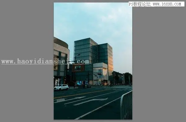 城市风景，用PS和LR结合制作冷色调的城市风景照_www.haoyidiansheji.com