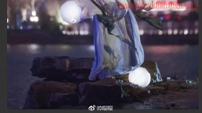 夜景人像，通过LR给夜景古风人像进行修图_www.haoyidiansheji.com