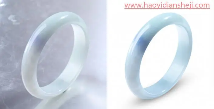 产品修图，给玉镯子进行精细修图_www.haoyidiansheji.com