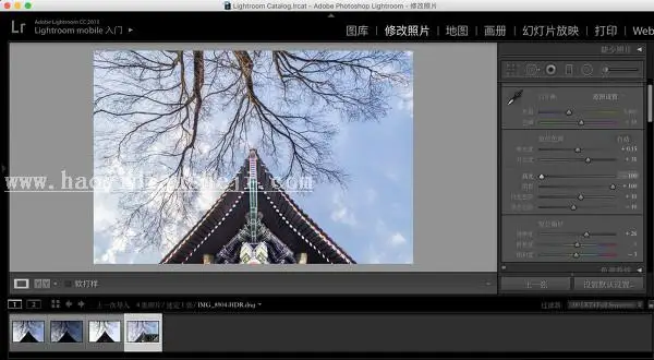 建筑风景，教你调出单色的冷色调风景照片_www.haoyidiansheji.com