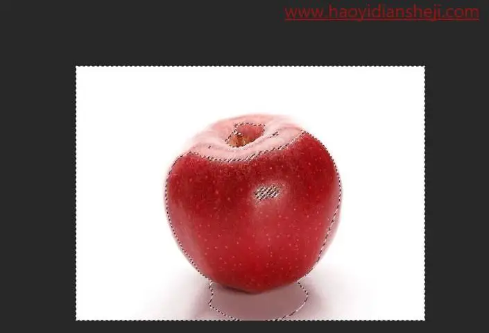 艺术合成，合成一个风景优美的水晶苹果_www.haoyidiansheji.com