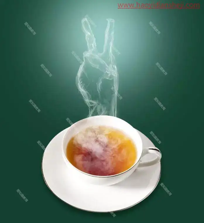 烟雾效果，制作一款创意手势烟雾效果图片_www.haoyidiansheji.com