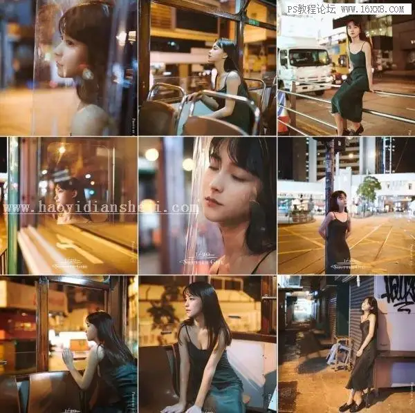 夜景人像，通过PS解析夜景人像的修图思路_www.haoyidiansheji.com