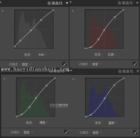 复古色，通过PS把人像调出柔光紫调的效果_www.haoyidiansheji.com