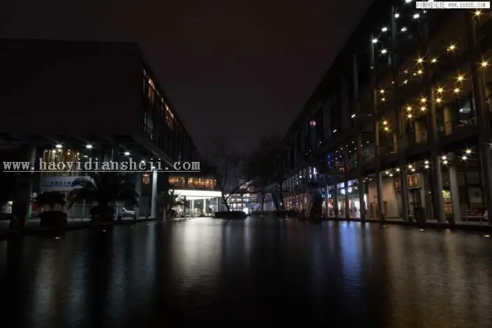 夜景效果，用PS制作浪漫梦幻的城市夜景照片_www.haoyidiansheji.com