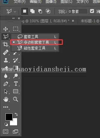 工具运用，通过PS学习用套索工具进行抠图_www.haoyidiansheji.com