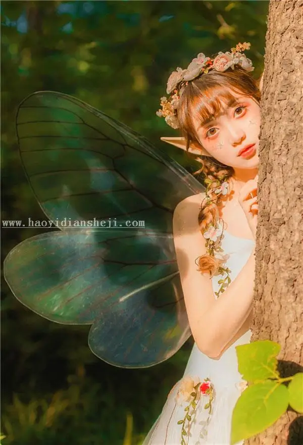 梦幻效果，用PS给外景照片添加唯美仙境感觉_www.haoyidiansheji.com