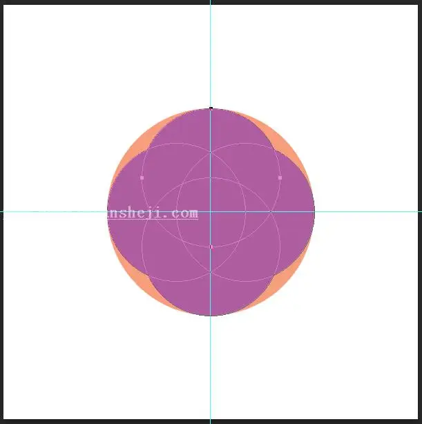 四分环，用PS制作一个简单的四分环图标_www.haoyidiansheji.com