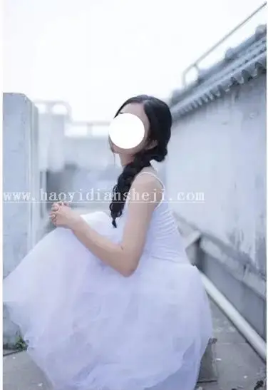 废片后期，通过PS拯救阴天拍摄的人像_www.haoyidiansheji.com