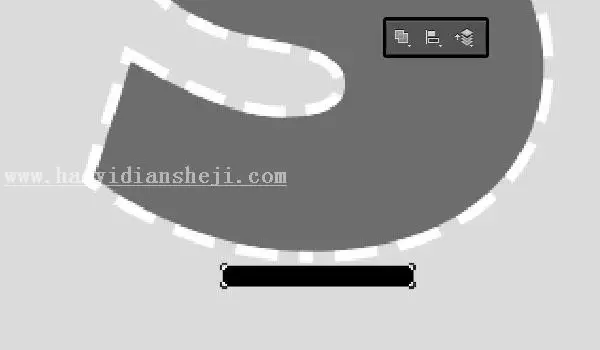 3D文字，巧用PS矢量工具制作文字3D效果_www.haoyidiansheji.com