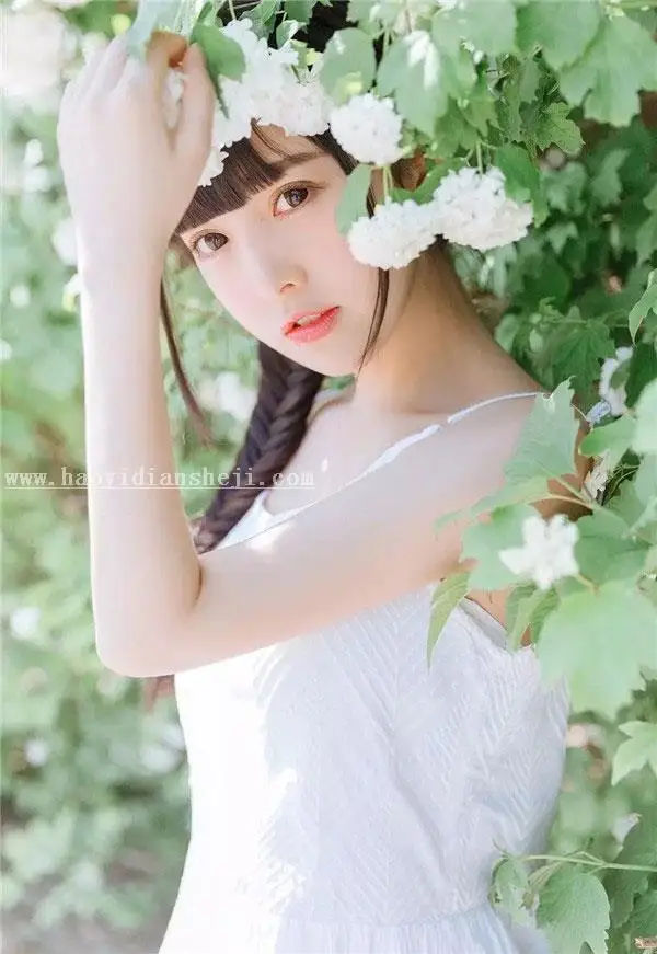 小清新，用LR调出室外人像小清新效果照片_www.haoyidiansheji.com