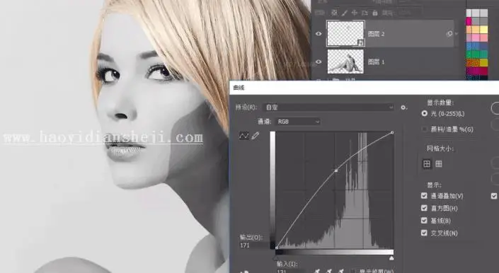 人物合成，手把手教你合成一款炫酷女机器人_www.haoyidiansheji.com