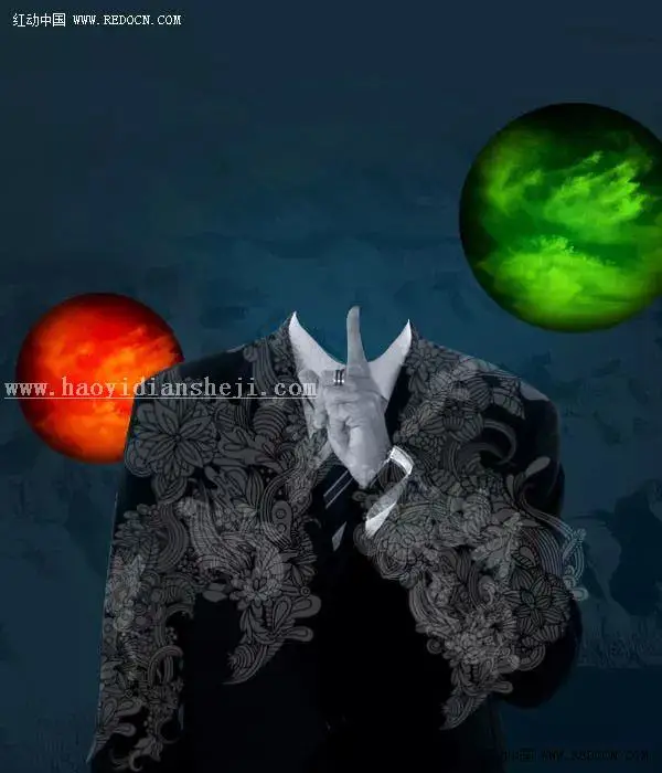 烟雾效果，通过PS给人物制作迷幻烟雾效果_www.haoyidiansheji.com