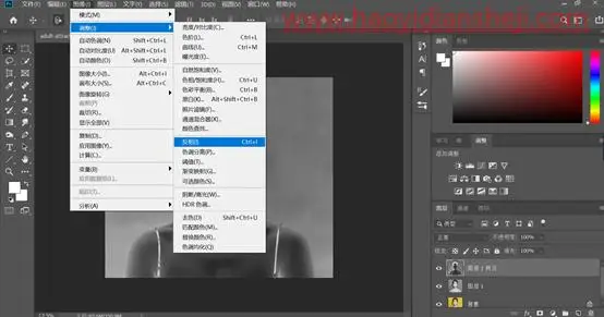 素描效果，快速把所需人物变成素描图片_www.haoyidiansheji.com