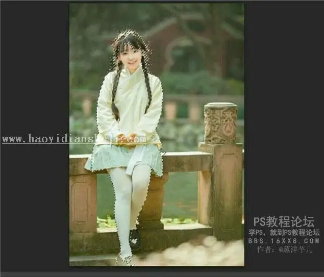 抠发丝，十分钟学会完美抠发丝_www.haoyidiansheji.com