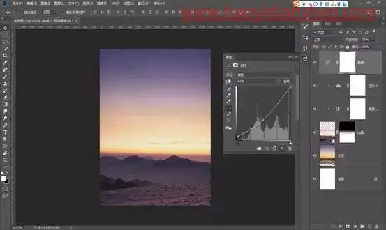 梦幻合成，通过PS制作一张告白气球与蒲公英的约定的超现实场景_www.haoyidiansheji.com