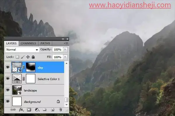 魔幻合成，合成一幅超强的唯美恢弘的魔幻场景_www.haoyidiansheji.com