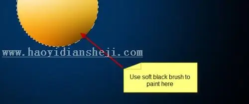 图标制作，用PS制作一个简单逼真的环形播放按钮图标_www.haoyidiansheji.com